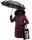 Navahoo Cosimaa Damen Winterjacke lang Kapuze Teddyfell inkl. Regenschirm B854 Weinrot-Gr.XL