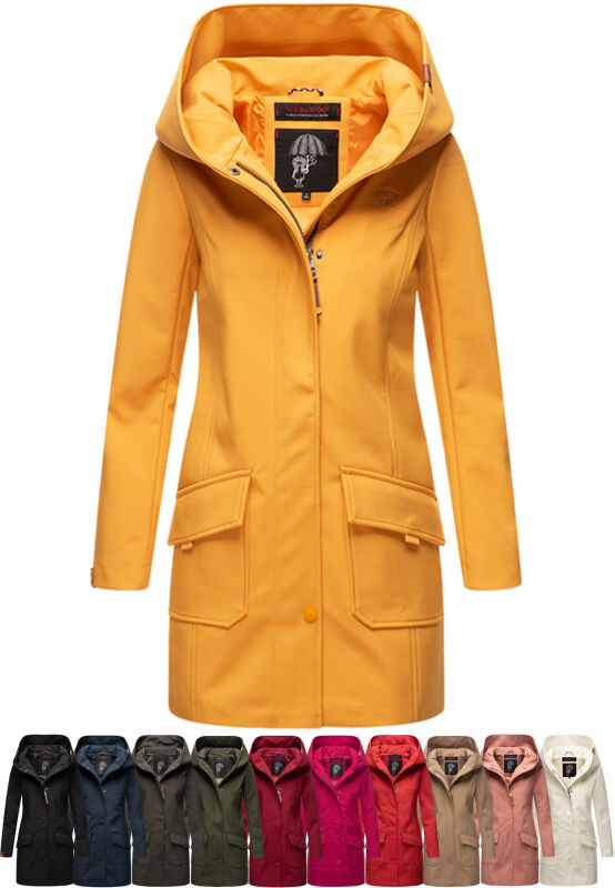 Marikoo Mayleen Damen Softshell Jacke mit Kapuze B856