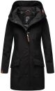 Marikoo Mayleen Damen Softshell Jacke mit Kapuze B856 Schwarz-Gr.XS