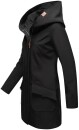 Marikoo Mayleen Damen Softshell Jacke mit Kapuze B856 Schwarz-Gr.L