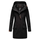 Marikoo Mayleen Damen Softshell Jacke mit Kapuze B856 Schwarz-Gr.XXL