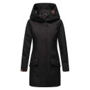 Marikoo Mayleen Damen Softshell Jacke mit Kapuze B856 Schwarz-Gr.XXXL