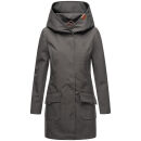 Marikoo Mayleen Damen Softshell Jacke mit Kapuze B856 Anthrazit-Gr.S
