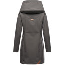 Marikoo Mayleen Damen Softshell Jacke mit Kapuze B856 Anthrazit-Gr.S