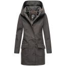 Marikoo Mayleen Damen Softshell Jacke mit Kapuze B856 Anthrazit-Gr.XXL