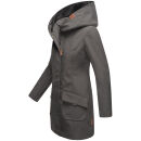 Marikoo Mayleen Damen Softshell Jacke mit Kapuze B856 Anthrazit-Gr.XXL