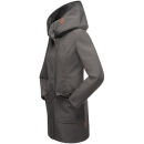 Marikoo Mayleen Damen Softshell Jacke mit Kapuze B856 Anthrazit-Gr.XXL