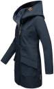 Marikoo Mayleen Damen Softshell Jacke mit Kapuze B856 Navy-Gr.S