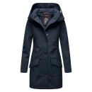 Marikoo Mayleen Damen Softshell Jacke mit Kapuze B856 Navy-Gr.XXL