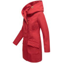 Marikoo Mayleen Damen Softshell Jacke mit Kapuze B856 Rot-Gr.XXXL