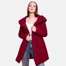 Marikoo Mayleen Damen Softshell Jacke mit Kapuze B856 Bordeaux-Gr.XXL