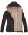 Marikoo Asraa Damen Steppjacke mit Kapuze gesteppt Übergangsjacke B857 Schwarz-Gr.L