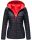 Marikoo Asraa Damen Steppjacke mit Kapuze gesteppt Übergangsjacke B857 Navy-Gr.XL