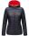 Marikoo Asraa Damen Steppjacke mit Kapuze gesteppt Übergangsjacke B857 Navy-Gr.XL