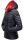 Marikoo Asraa Damen Steppjacke mit Kapuze gesteppt Übergangsjacke B857 Navy-Gr.XL