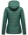 Marikoo Asraa Damen Steppjacke mit Kapuze gesteppt Übergangsjacke B857 Dunkelgrün-Gr.XS