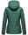 Marikoo Asraa Damen Steppjacke mit Kapuze gesteppt Übergangsjacke B857 Dunkelgrün-Gr.S
