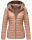 Marikoo Asraa Damen Steppjacke mit Kapuze gesteppt Übergangsjacke B857 Rosa-Gr.XS