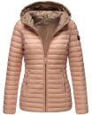 Marikoo Asraa Damen Steppjacke mit Kapuze gesteppt...