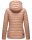 Marikoo Asraa Damen Steppjacke mit Kapuze gesteppt Übergangsjacke B857 Rosa-Gr.S