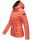 Marikoo Asraa Damen Steppjacke mit Kapuze gesteppt Übergangsjacke B857 Coral-Gr.XXL