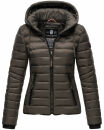 Navahoo Lulana Damen Steppjacke Übergangsjacke B650 Anthrazit Größe XS - Gr. 34