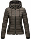 Navahoo Lulana Damen Steppjacke Übergangsjacke B650 Anthrazit Größe XS - Gr. 34