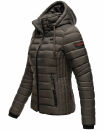 Navahoo Lulana Damen Steppjacke Übergangsjacke B650 Anthrazit Größe XS - Gr. 34