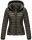 Navahoo Lulana Damen Steppjacke Übergangsjacke B650 Anthrazit Größe M - Gr. 38