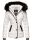 Marikoo warme Damen Winter Jacke Steppjacke B391 Weiss Größe S - Gr. 36