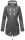 Marikoo Zimtzicke Damen Outdoor Softshell Jacke lang  B614 Anthrazit Größe S - Gr. 36