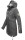 Marikoo Zimtzicke Damen Outdoor Softshell Jacke lang  B614 Anthrazit Größe XXXL - Gr. 46