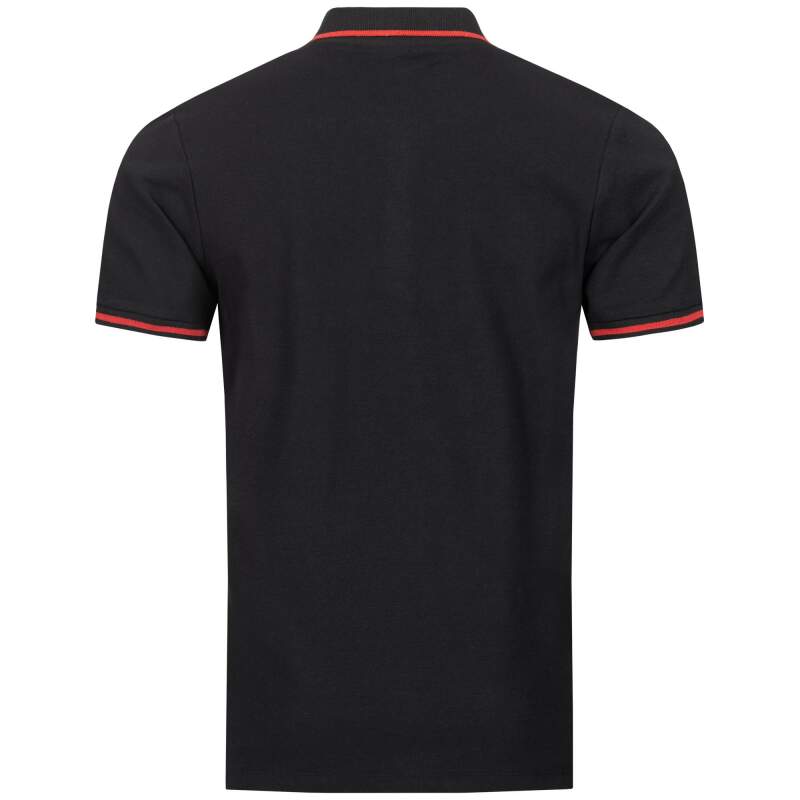 Maurelio Modriano Herren Polo Shirts MM020 Schwarz Größe XL - Gr. XL