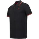 Maurelio Modriano Herren Polo Shirt MM-020 - Schwarz-Gr.XL