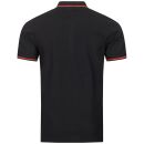 Maurelio Modriano Herren Polo Shirt MM-020 - Schwarz-Gr.XL