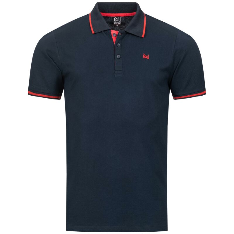 Maurelio Modriano Herren Polo Shirt MM-020 - Navy-Gr.S