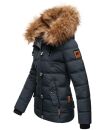 Navahoo Zoja Damen Winter Stepp Jacke Teddyfell Winterjacke B831 Navy-Gr.XS