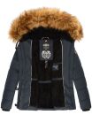 Navahoo Zoja Damen Winter Stepp Jacke Teddyfell Winterjacke B831 Navy-Gr.XS