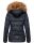 Navahoo Zoja Damen Winter Stepp Jacke Teddyfell Winterjacke B831 Navy-Gr.XXL