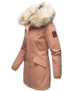 Navahoo Cristal Damen Winterjacke Parka mit Kunstfell B669 Terracotta Gr.XS