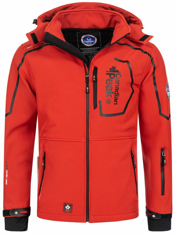 Canadian Peak Triyuga Herren Softshell Jacke Rot Größe XL - Gr. XL
