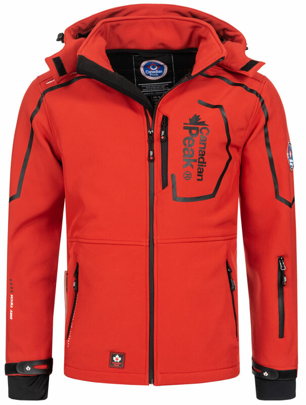 Canadian Peak Triyuga Herren Softshell Jacke Rot Größe S - Gr. S