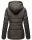 Marikoo Nekoo warm gefütterte Damen Winter Jacke mit Kunstfell B658 Anthrazit Größe XS - Gr. 34