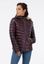 Navahoo Aurelianaa Damen Steppjacke mit Kapuze glänzend B858