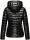 Navahoo Neevia Damen Stepp Jacke Übergangsjacke Steppjacke mit Kapuze B859 Schwarz-Gr.M