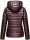 Navahoo Neevia Damen Stepp Jacke Übergangsjacke Steppjacke mit Kapuze B859 Aubergine-Gr.S