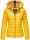 Navahoo Neevia Damen Stepp Jacke Übergangsjacke Steppjacke mit Kapuze B859 Gelb-Gr.M