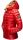 Navahoo Neevia Damen Stepp Jacke Übergangsjacke Steppjacke mit Kapuze B859 Rot-Gr.M