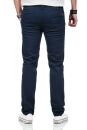 Maurelio Modriano Herren Designer Chino Hose MM015 Dunkelblau W33 L32 - W33/32