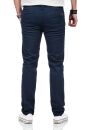 Maurelio Modriano Herren Designer Chino Hose MM015 Dunkelblau W33 L34 - W33/34